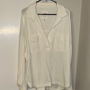 Aerie White Button Down Shirt